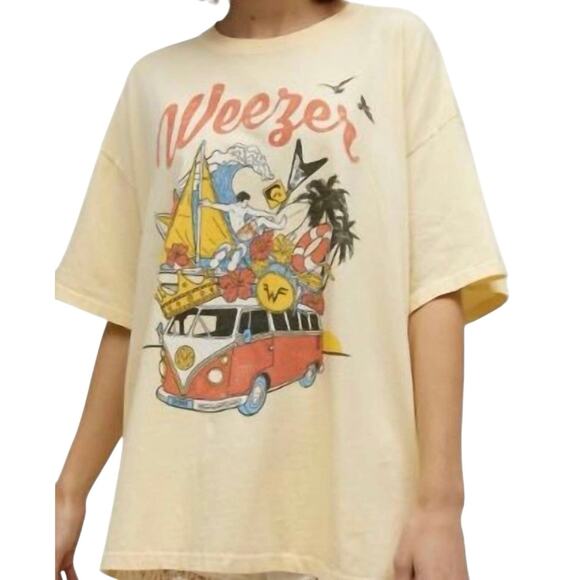 DAYDREAMER Weezer Collage Onesize (OS) Tee New with Tag MSRP $84 SOO - Picture 7 of 16